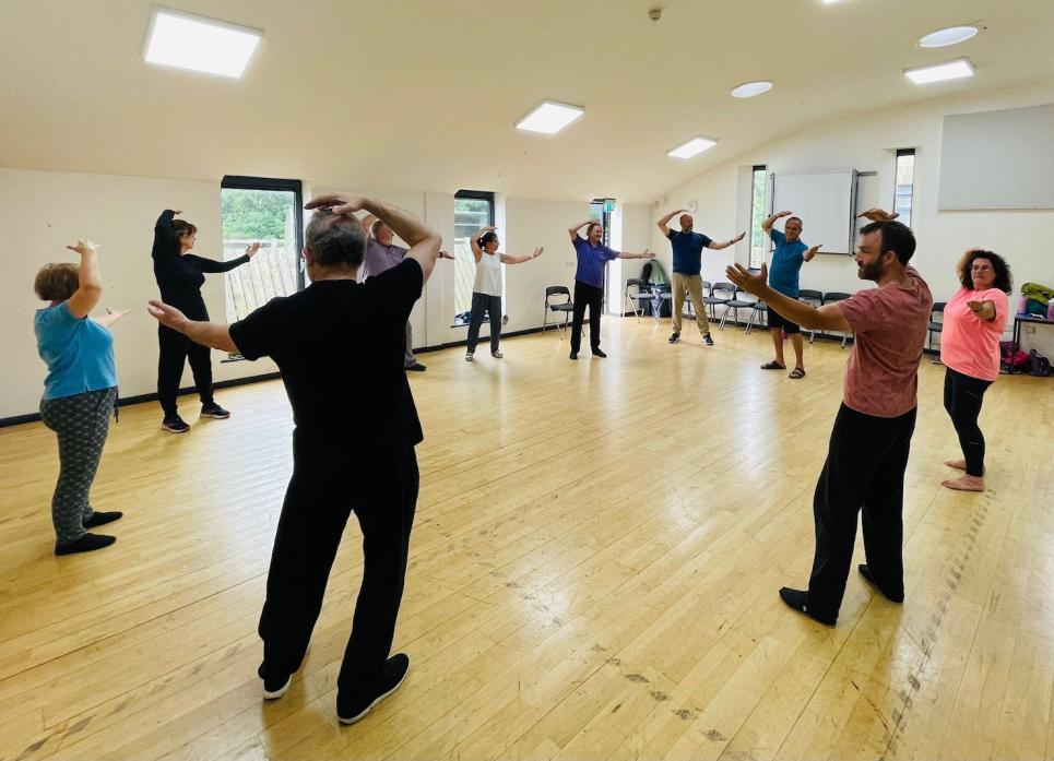 LIVING WELL: Andy Yeadon has been teaching the ancient meditative art of Quigong to residents in Teesdale for more than two decades