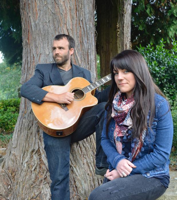 BACK TO BASICS: Singing partners Andrew Yeadon and sister in law Moray Nellis