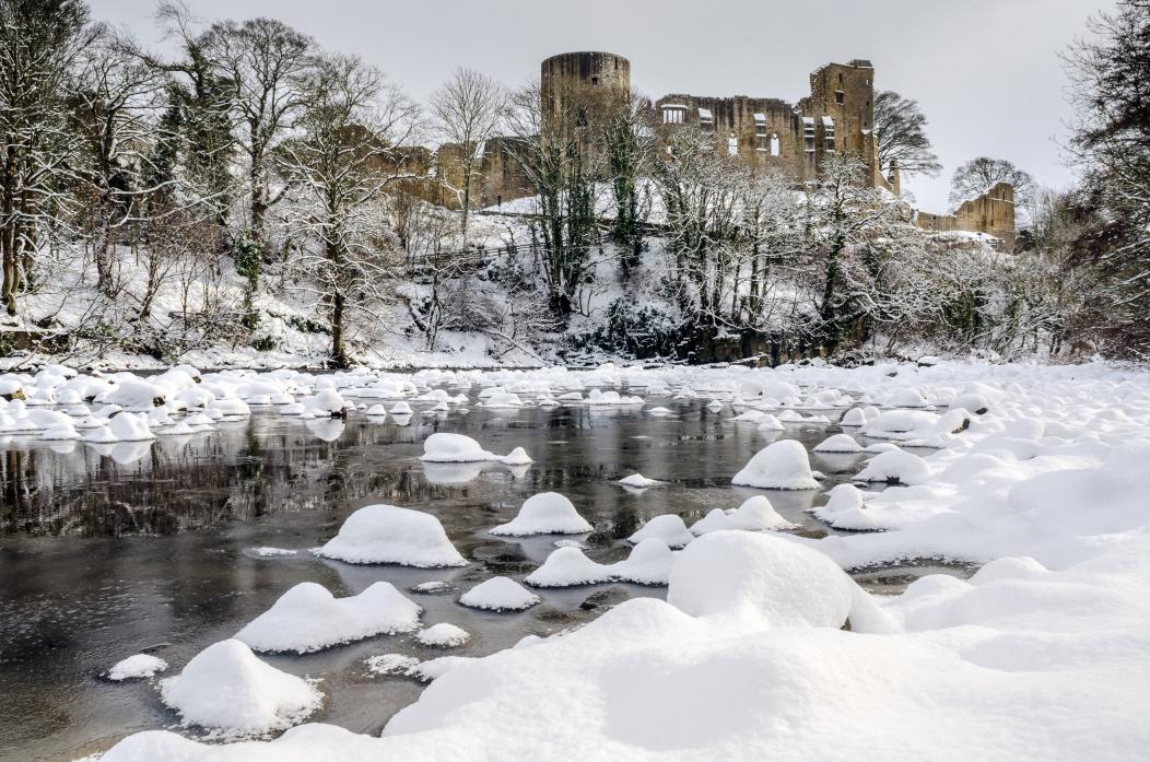 Barnard Castle by the River Tees