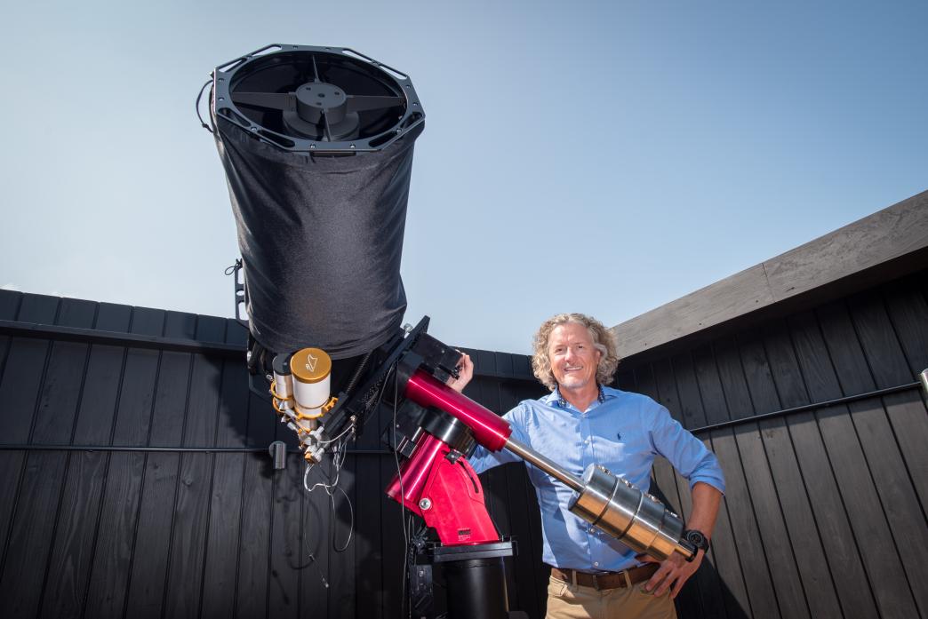 NIGHT SKY TOURISM: Top North East astronomer Gary Fildes is based at the new observatory at Grassholme