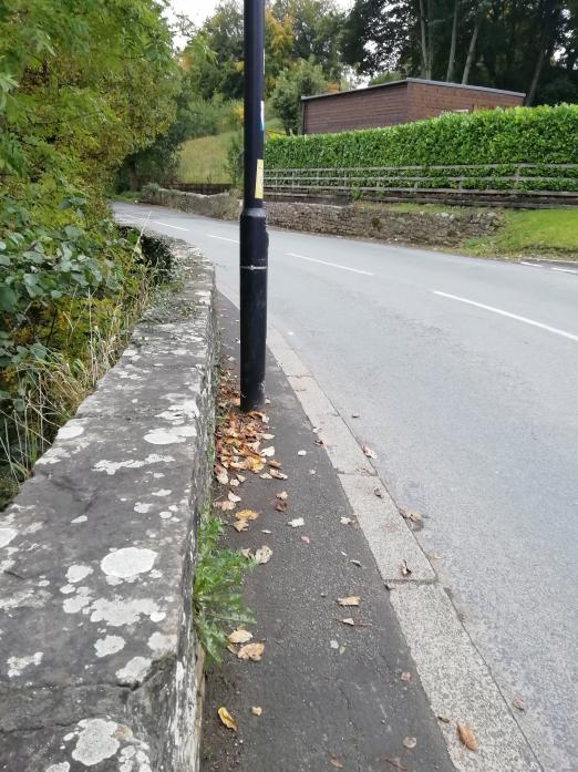 NARROW PAVEMENT: Residents are worried about more traffic being sent through Startforth from the A66