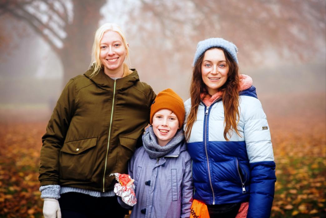 HIDDEN CRISIS: Phoebe Lorenz and Amelia O’Loughlin with Louie Collibee, who plays the title role in I’m Still Ethan