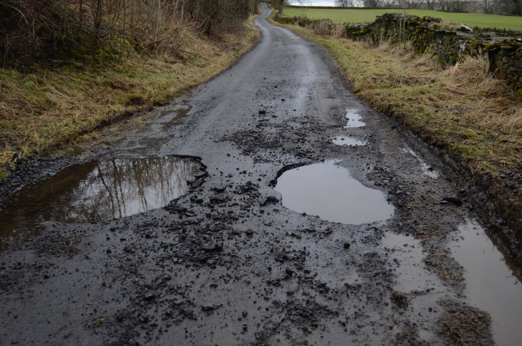 HOLEY MOLEY! Roads around Middleton-in-Teesdale are strewn with potholes, say residents