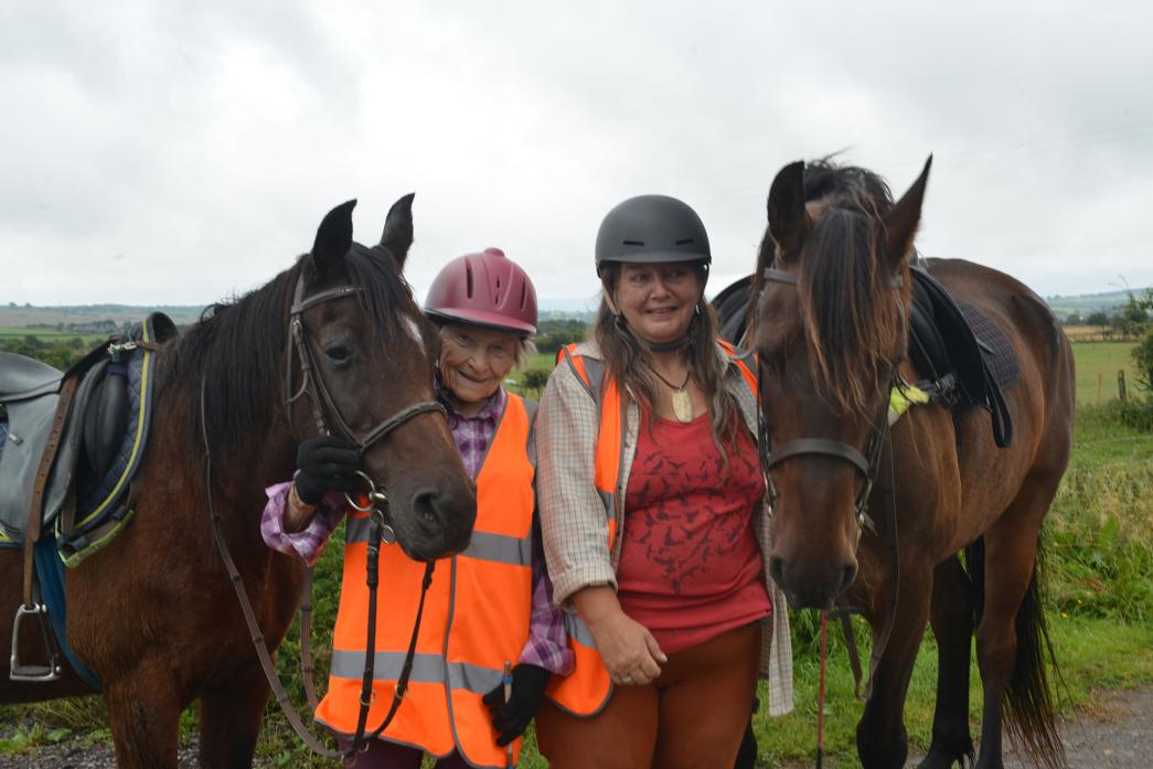 HOMECOMING: Dr Margaret Bradshaw and Trisha Snaith