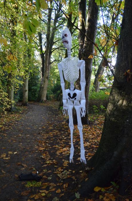 UNDER FIRE: The hanging effigies in the woods at The Bowes Museum were branded “inappropriate”