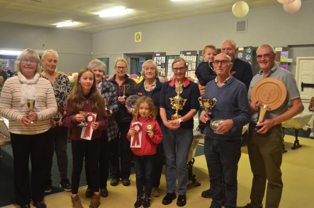 BLOOMING MARVELLOUS: Cup winners old and young at the 79th annual Middleton Chyrsanthemum and Vegetable show impressed the judges