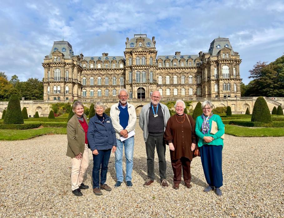 GUIDING LIGHTS: Bowes Museum guides Dorothy Brenkley, Sue Fielder, Ray Morris, Tom Carr, Joyce Jackson and Anne Roberts