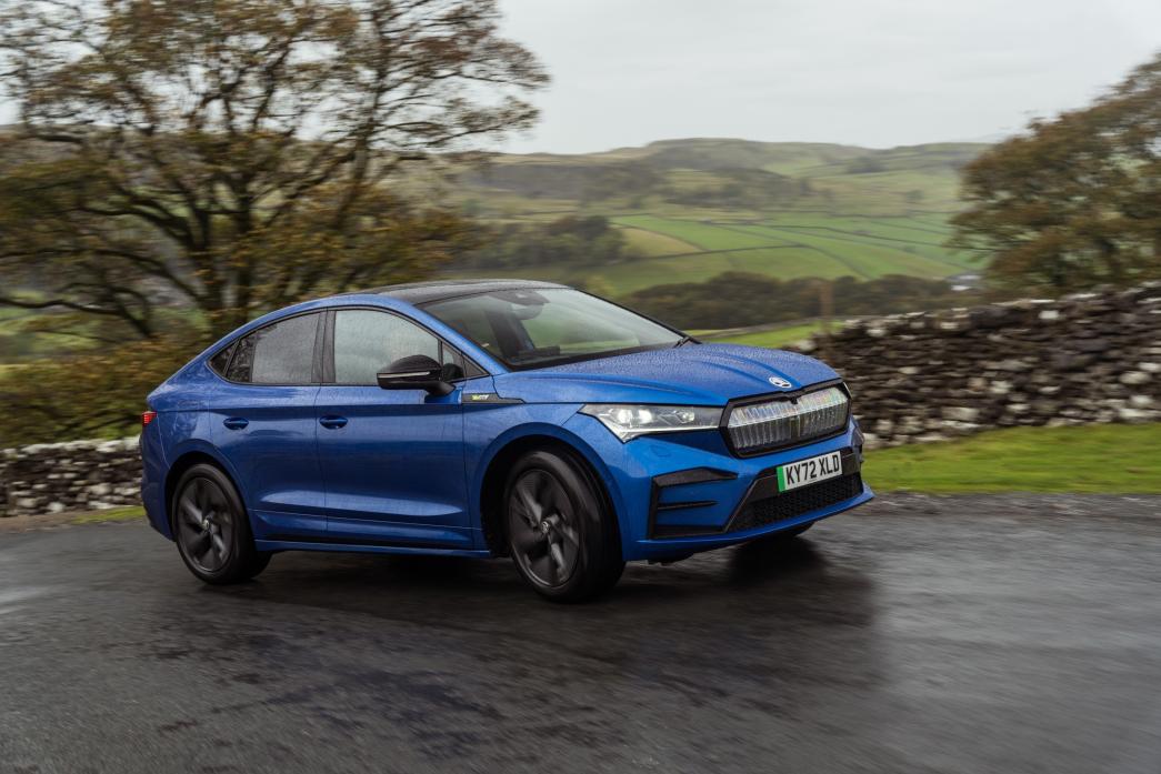 On the road: The New Skoda Enyaq Coupe VRS