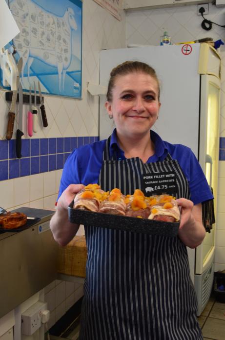 TOP CUT: Newly qualified butcher Aimee Rowe has been shortlisted in prestigious meat industry awards TM pic