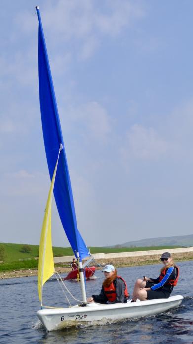 WATER WAYS: Enjoying the taste of life under sail are members of Teesdale Sailing Club