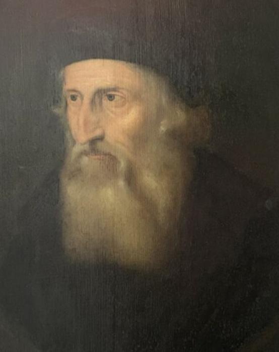 MORNING STAR: John Wyclif by Antonio Moro (1517-1577), a portrait which used to be at Wycliffe, but is now in the care of The Bowes Museum