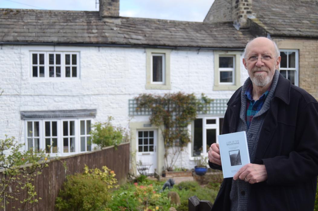 PLACE IN HISTORY: Peter Collyer, above, outside the former home of Everest mountaineer Bentley Beetham in Cotherstone where a blue plaque is to be unveiled