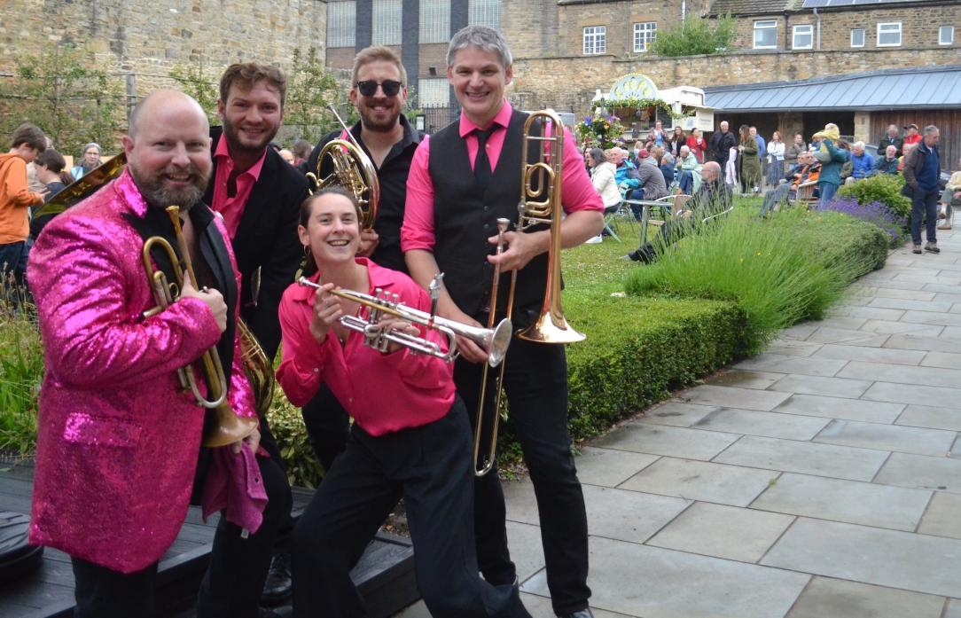 ALL SMILES: The Oompah band opened the Little Brass Bash, performing Happy Birthday to one member of the audience who was celebrating her big day TM pics