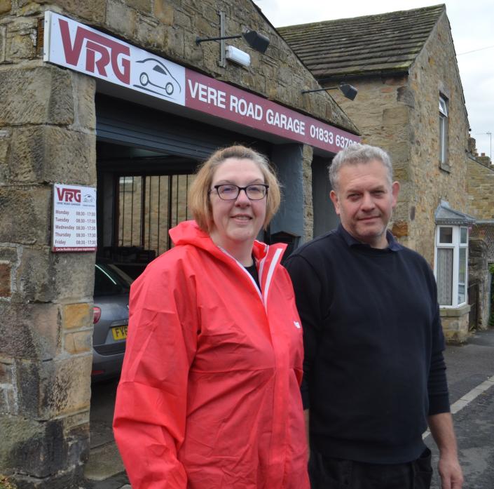 BACK IN BUSINESS: John and Kelly Dixon say they have been overwhelmed by the support they have received since arsonists targeted their business