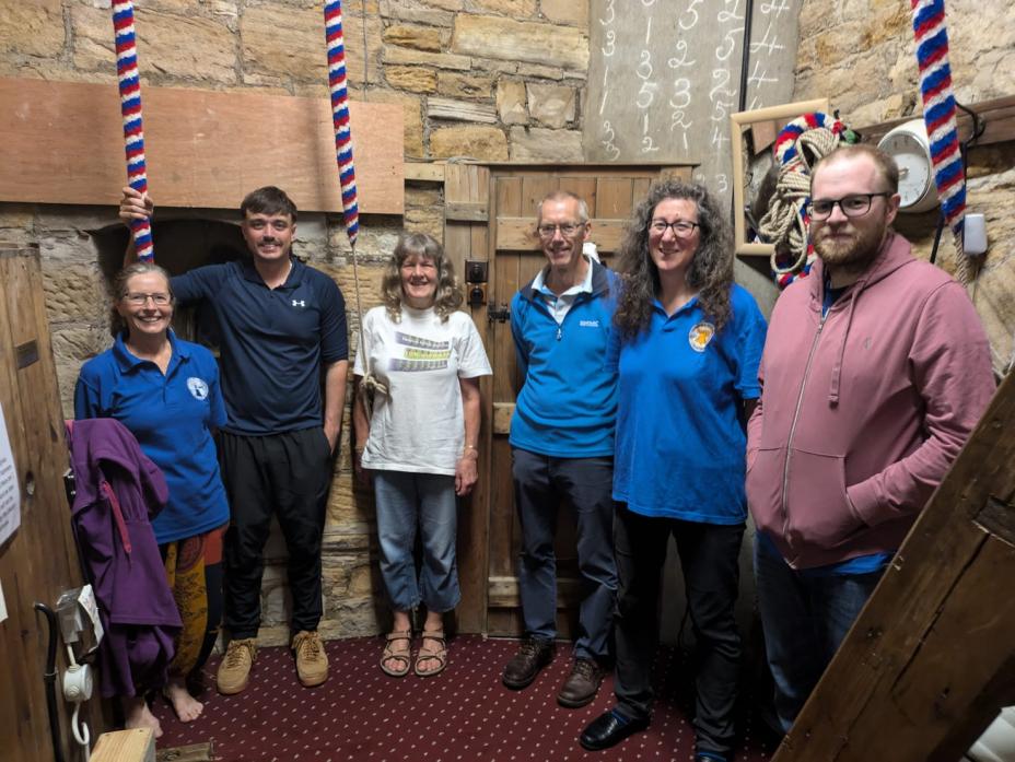 Pictured, from left, Davina Tomlinson, Jack Hanlon, Helen Scott, Chris Enzor, Caroline Piercy and Richard Sparrow.