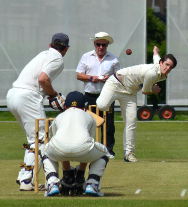 EIGHT WICKET HAUL: Peter Stanwix put in a superb spell to bow Barney II to victory at Saltburn 		         TM pic – file pic