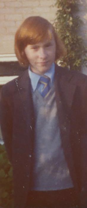 SCHOOL DAYS ARE THE HAPPIEST DAYS: David Croom as a Teesdale School pupil in the 1970s