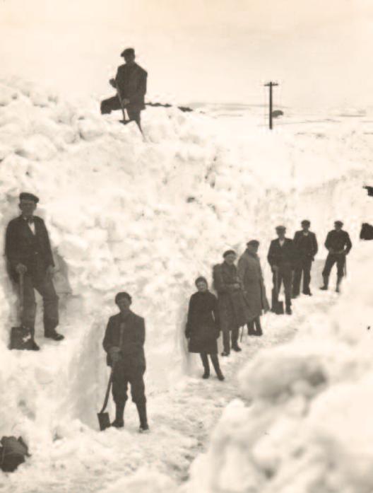 HISTORIC SNOWFALL: Snow in Teesdale in 1947 Pic: Margaret Dent