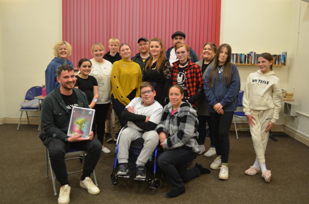 PANTO TIME: The cast of Bishop Auckland Theatre Society’s The Enormous Turnip, are busy rehearsing at Randolph Community Centre in Evenwood                       TM Pic