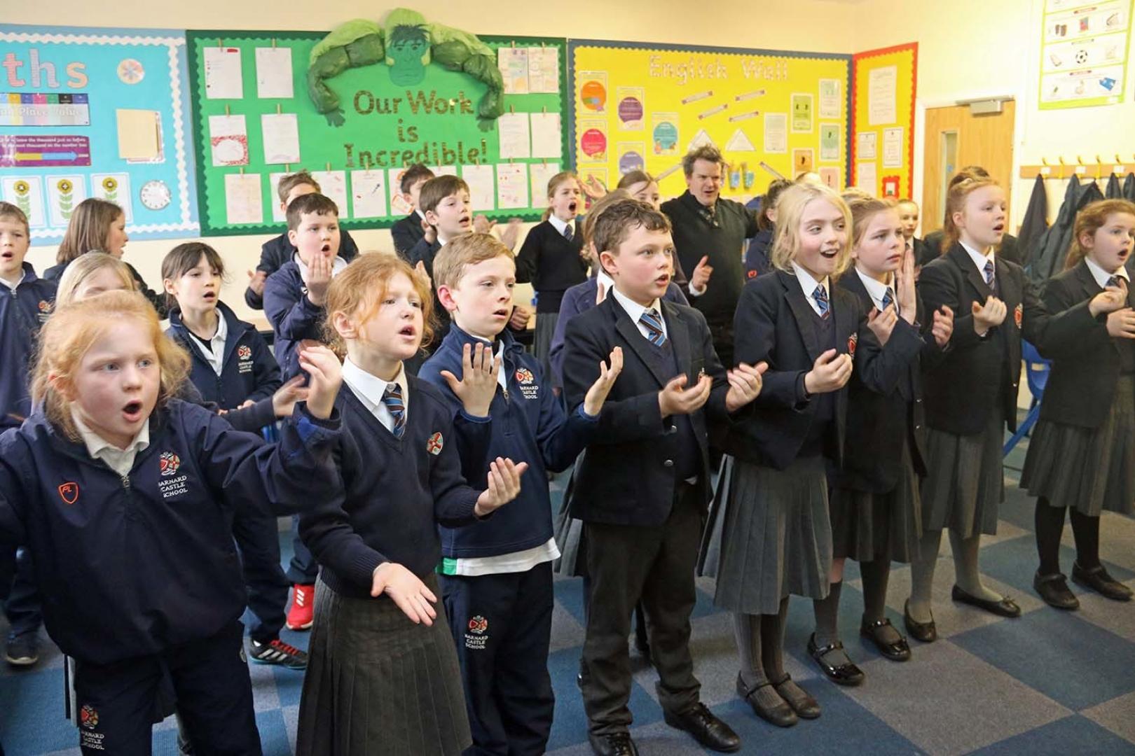 It’s a great day for Barnard Castle prep school pupils