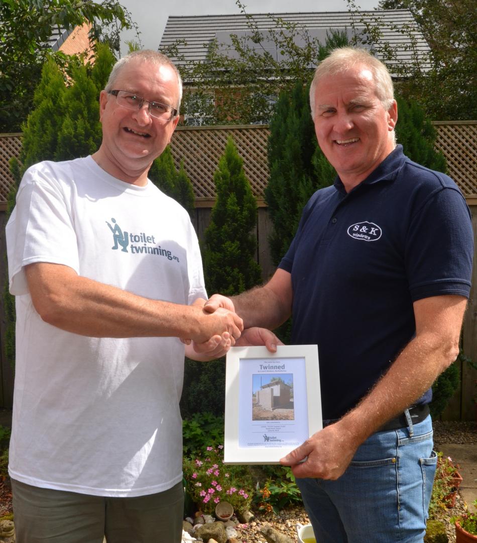 Glazing firm signs up to toilet twinning scheme