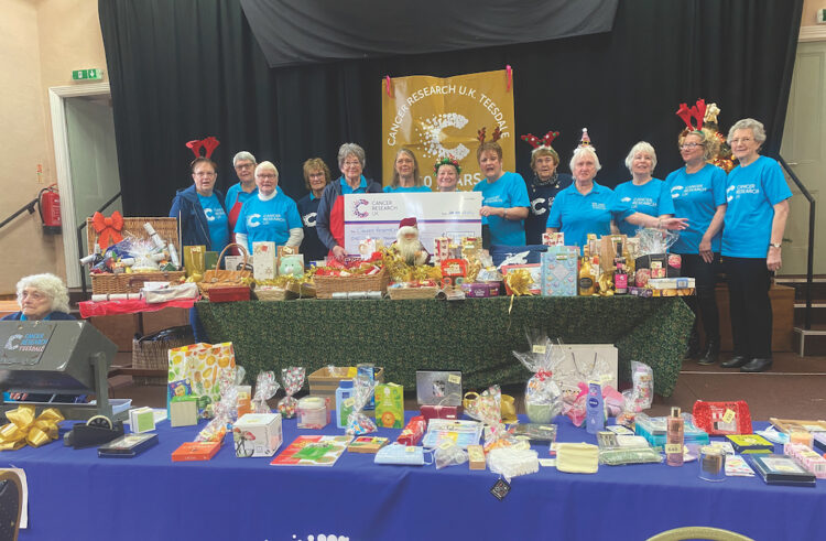 Fundraisers Cancer Research cheque