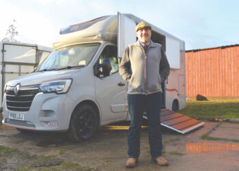 PROVING POPULAR: Dec Newton offering first class transport service to horse owners near and far TM pic