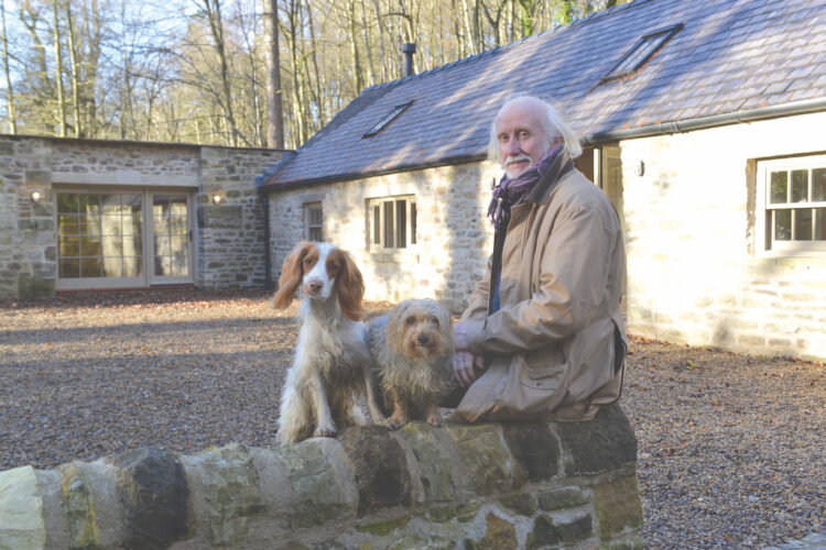 UP FOR GRABS: Lartington Estate manager Paul Woods at the converted former joinery and blacksmith’s building, which is being offered as living quarters for the successful candidate in the Next Generation Farmer Scheme TM pic