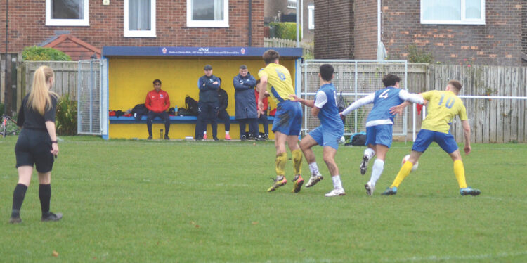 Barnard Castle Football Club dugout