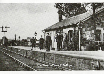 Branching out: Cotherstone Station gained its branch service about 11 years after Barnard Castle had received its first train from Darlington. This image is thought to be from the turn of the century