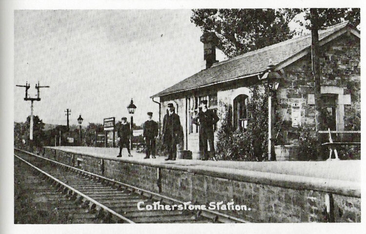 Branching out: Cotherstone Station gained its branch service about 11 years after Barnard Castle had received its first train from Darlington. This image is thought to be from the turn of the century