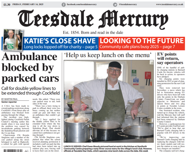 This week's front page