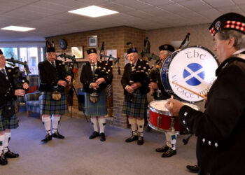 FLASHBACK: Members of Vintage Pipes and Drums seen here from previous years, are bowing out after playing all around the region at community events since 1990