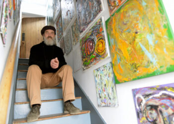 David Deaves has transformed his Harwood home into an art gallery. Peases Cottage is open Saturdays and Sundays, from noon to 6pm