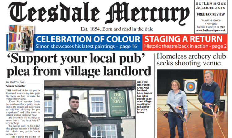 This week's front page