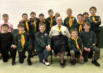 Norah Foster with the Tuesday Cubs