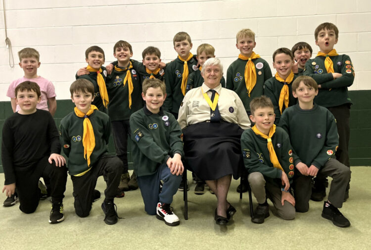 Norah Foster with the Tuesday Cubs