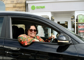 DRIVING AHEAD: Oxfam shop manager Naila Laundy is on the hunt for volunteer drivers to help ferry donations between different locations￼