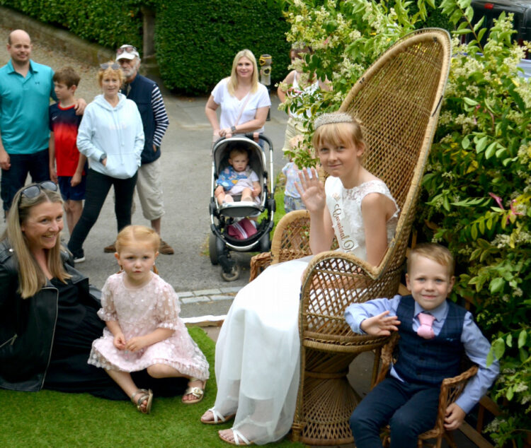 CARNIVAL FUN: MIddleton-in-Teesdale Carnival Queen Katie Toward with attendants William Crawford and Ava Bell in the parade at last year’s carnival parade. This year’s carnival queen will be unveiled next week