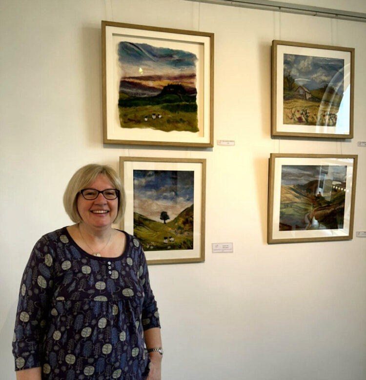 WOOL AND WEATHER: Felting supremo Claire Priestley’s vibrant exhibition depicts the four seasons in the North Pennines, in wool