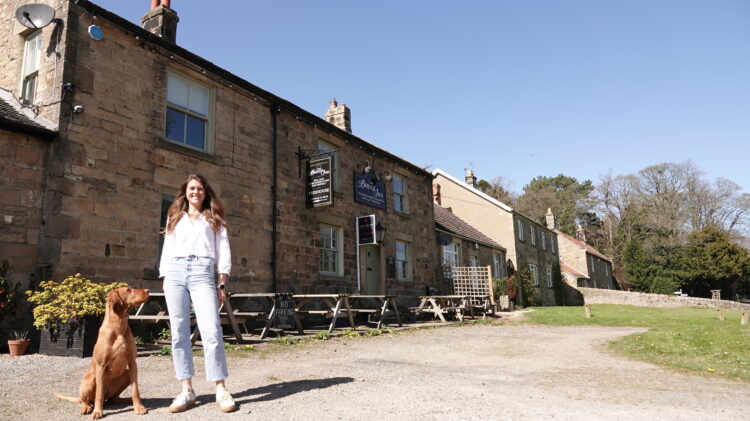 SAVE OUR PUB: Elisa Hargreaves chairwoman of the Whorlton Community Benefit Society committee which is attempting to save the village pub