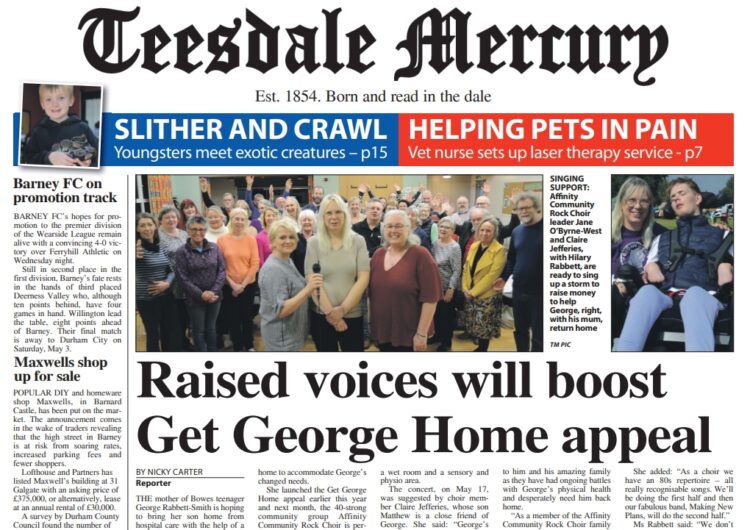 This week's front page