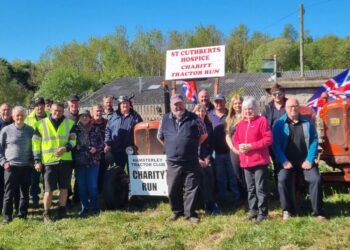 Tractor run raises over £3,500 in epic coast to coast challenge