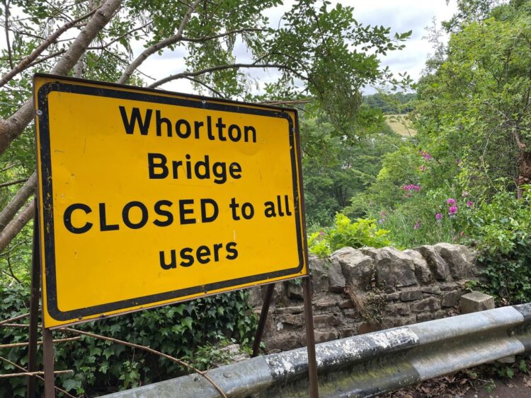 Frustration grows over historic bridge work hold-up