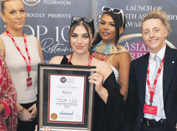 Babul’s named among top 100 curry restaurants in UK