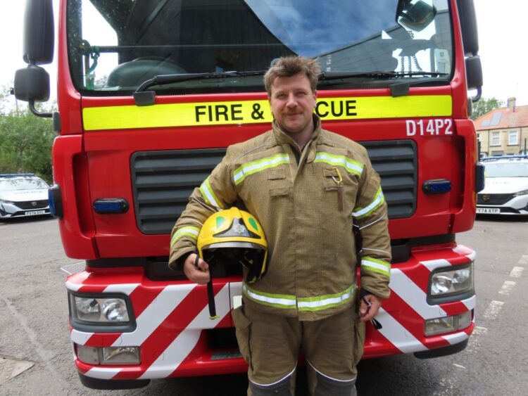 Firefighter Connor Mallinson is first responder twice over