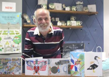 Kevin Dowson’s colourful cards raise cash for charity
