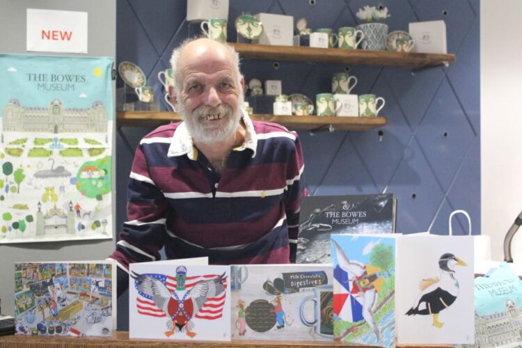 Kevin Dowson’s colourful cards raise cash for charity