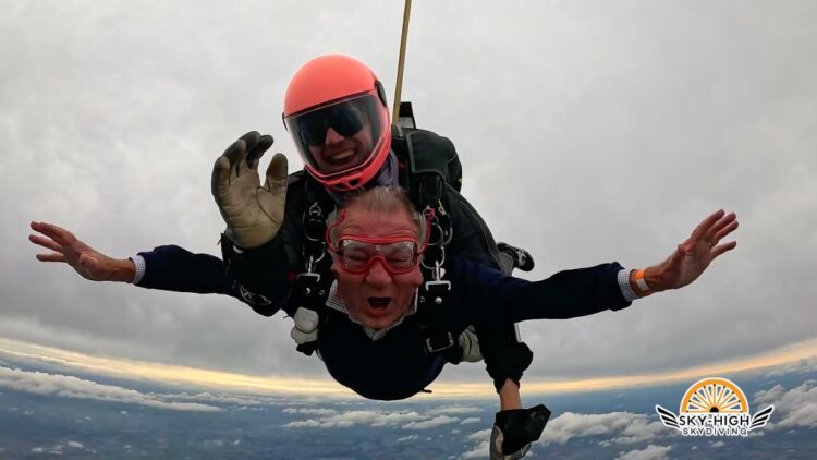 Barnard Castle town crier’s daring dive for charity