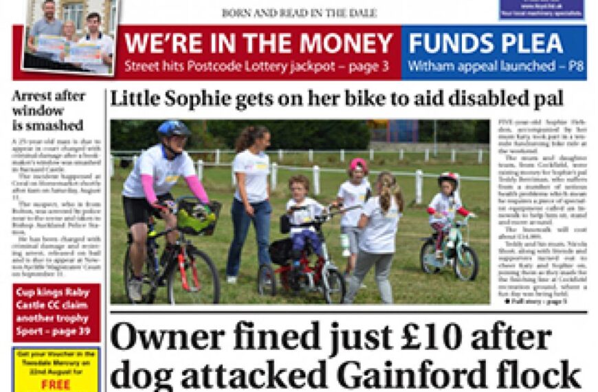 £10 fine for sheep attack…&hellip;